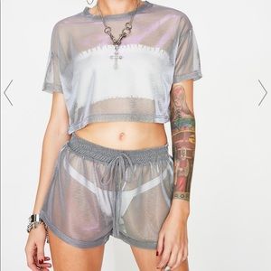 Mesh short and top set